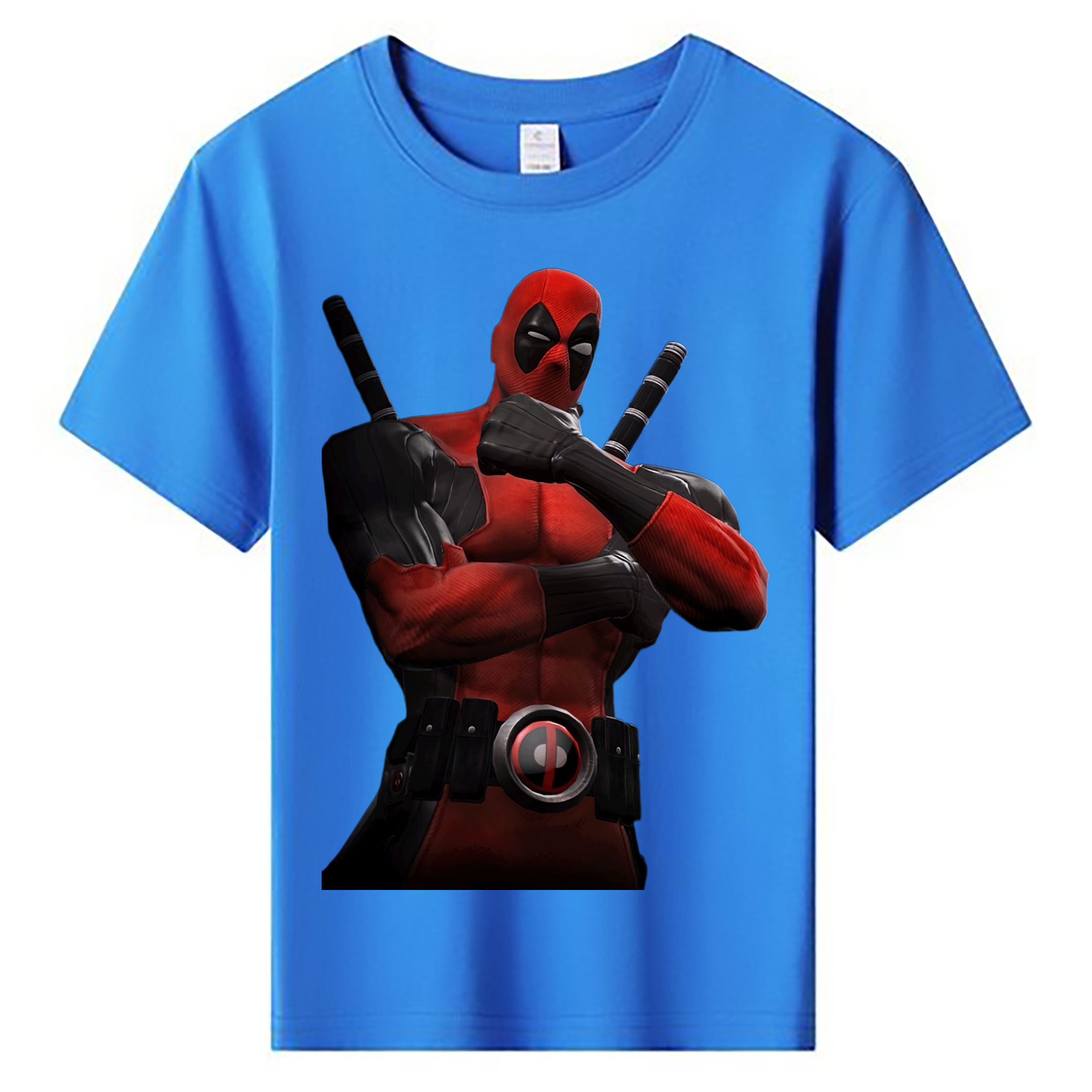 （画像用） Deadpool デッドプール 綿100％キッズTシャツ（フロントプリント）